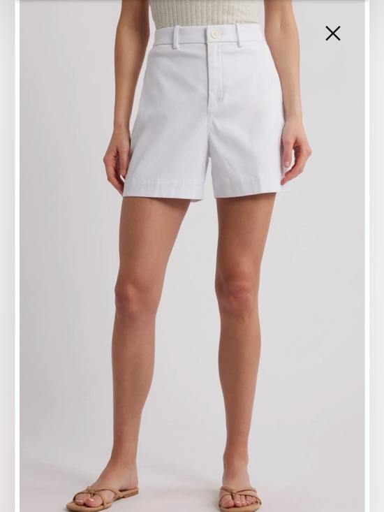 SPANX Other - SPANX supersmooth™ Stretch Twill Shorts White flat front Sz S